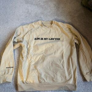 TALENTLESS Crewneck Sweatshirt in Beige